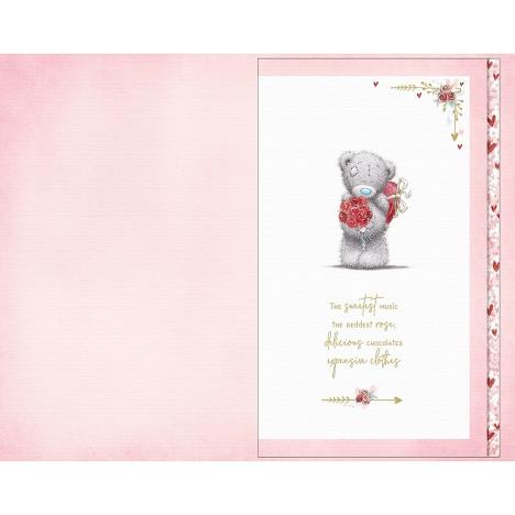 Beautiful Wife Handmade Me to You Bear Valentine's Day Card Extra Image 1